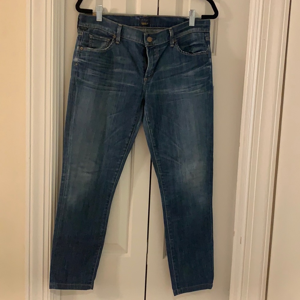 Citizens of Humanity Phantom Cropped Skinny Leg Jeans size 31